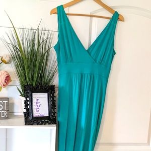 Cynthia Rowley Teal Maxi Dress Sz M